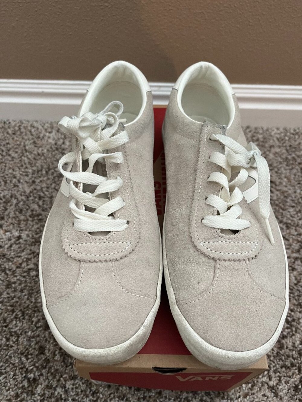 Women’s Vans Sport Low Sneakers – French Oak/Marshmallow – Size 9